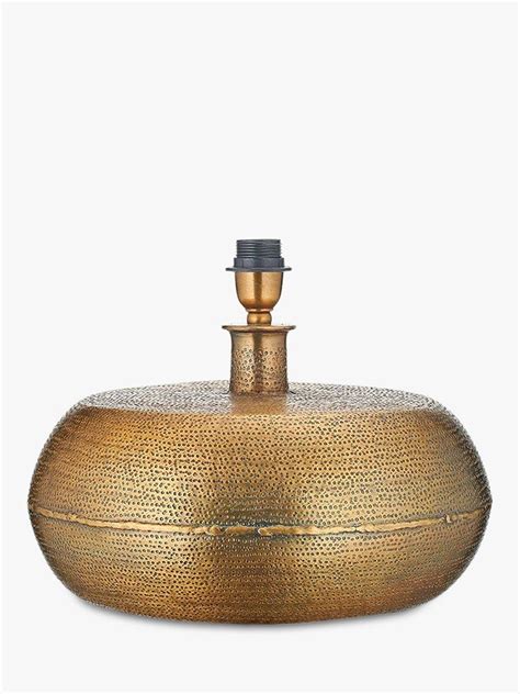nkuku Lumbu Table Lamp Base, Antique Brass, Small