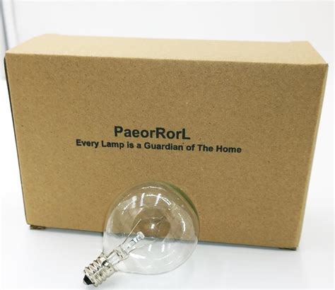 PaeorRorL Wax Warmer Bulbs 6 Pack,G50 25 Watt Light Bulbs for India | Ubuy