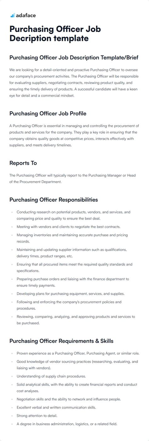 Image result for Purchasing Assistant Job Description