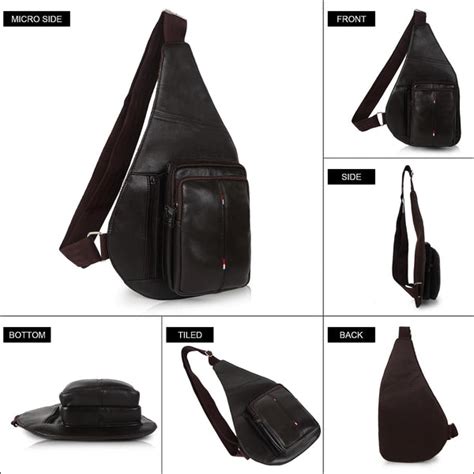 CIMONI® Premium Genuine Leather Cross Body Bag Outdoor Small Shoulder ...