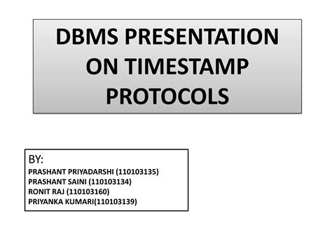 Image result for Timestamp Ordering Protocol