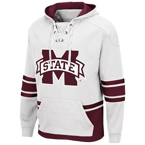 Colosseum Mississippi State Bulldogs Lace Up 30 Pullover Hoodie | Academy