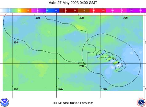 Marine Graphical Composite Forecast Map for Hawaii Offshore and NW Islands