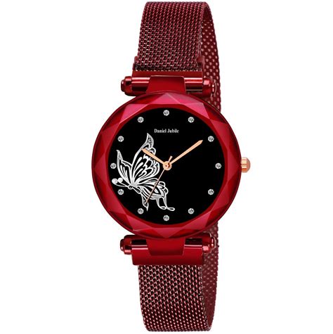 Buy Cobaltar world Black Dial Magnet Belt Watch for Girls & Women ...