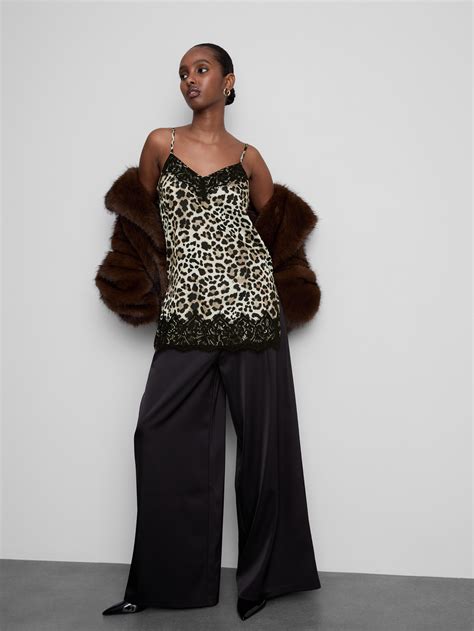 Womens Chocolate Satin Lace Trim Cami Top | Primark