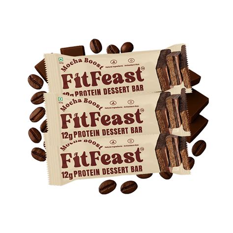 Protein Bars Mocha Boost – FitFeast