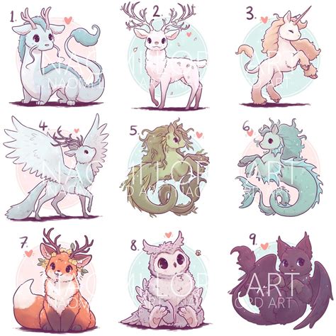 Easy Cute Mythical Creatures Drawings - Drawing Tips Guide