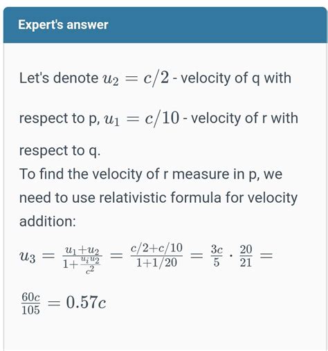 Example: consider three inertial frames of reference a, b and c. the ...