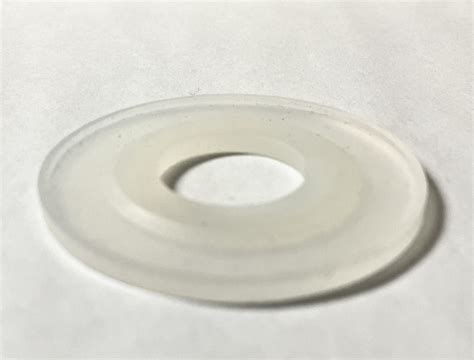 Silicone Toilet Flush Valve Seal, 55mm OD, 22mm ID, 37mm Raised Lip ...