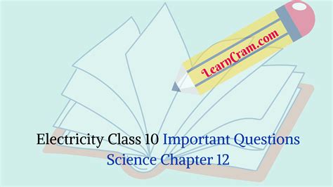 Image result for Class 10 Science Chapter Electricity Questions