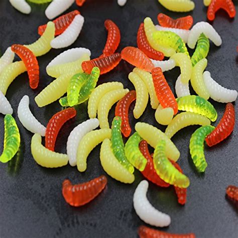 Generic White : Road and The Bionic Bait maggots Bait Mealworms Soft ...