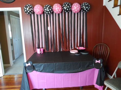 Dollar Store Minnie Mouse DIY Party Decorations