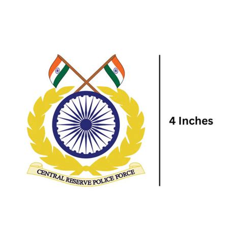 Buy CRPF Logo Sticker online - DeltaTac – DeltaTac.shop