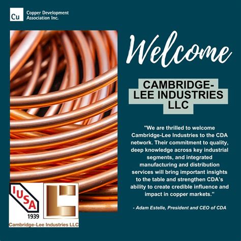 #copperdevelopmentassociation #cambridgeleeindustries #copper | Copper ...