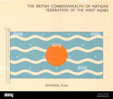 WEST INDIES FLAGS. Federation of the West Indies. National Flag 1958 ...