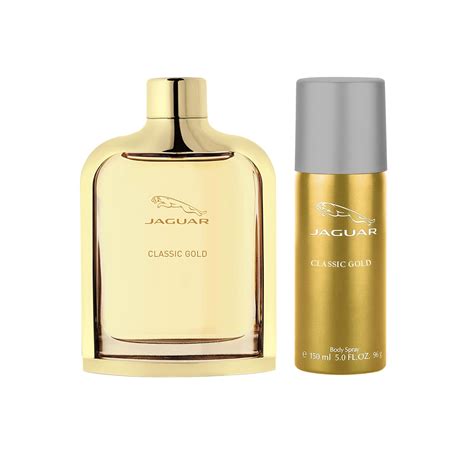 Jaguar Classic Gold Eau de Toilette 100ml + Deodorant Spray 150ml ...