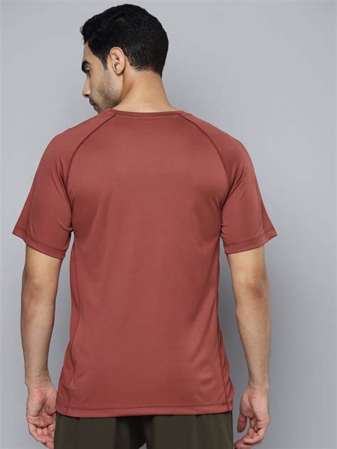 Alcis Men Rust Slim Fit T-shirt AAMTEEDM00019702-S