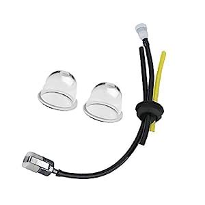 Benix Carburetor Parts Fuel Lines Vent with 2 Primer Bulbs Kit for Echo ...