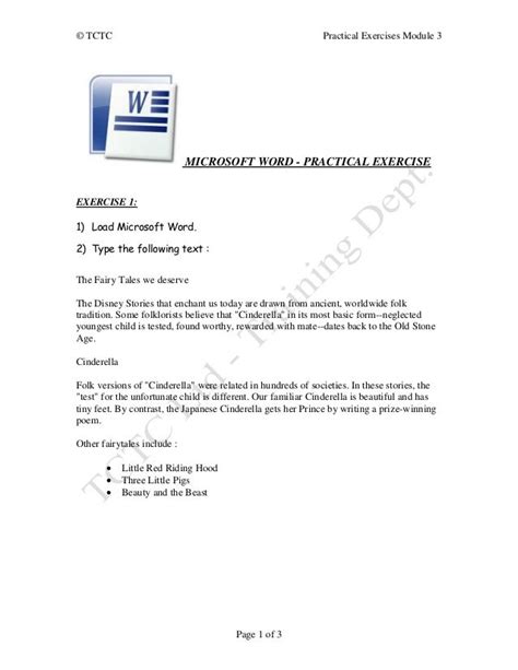 Image result for Word Exercise