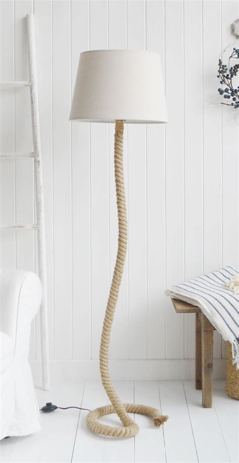 Rope Coastal Floor lamp - The White Lighthouse Furniture