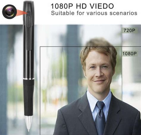 SmartCam V8 Pen 4k Portable Camera Pen with 75 Minutes Pen Battery Life ...