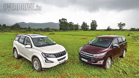 Comparo: Toyota Innova Crysta 2.8 AT vs Mahindra XUV500 2.2 AT - Overdrive