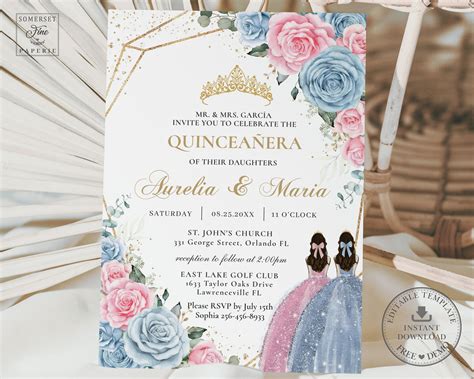 Cinderella Quinceanera Invitation, Carriage Invitation XV Anos Sweet ...