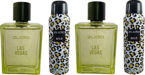 Buy zudio VEGAS -2 AND WILD WOMEN-2 PACK OF 4 Perfume - 400 ml Online ...