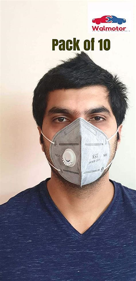 Walmotor-WSX N95 with Valve Pollution Mask Good to Fight Air Pollution ...