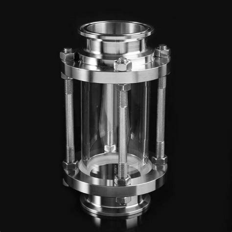 2" Pipe Flow Sanitary Sight Glass Tri Clamp Type Fitting Ferrule OD 64