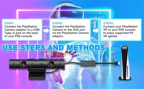 New World PS4 Camera Adapter for PSVR on PS5 Playstation 5 Converter ...