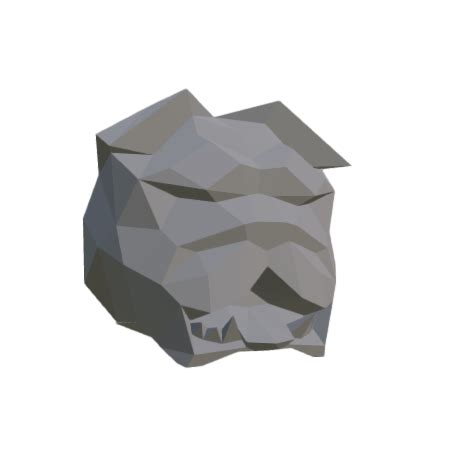 p3d.in - bulldog head teeth bl