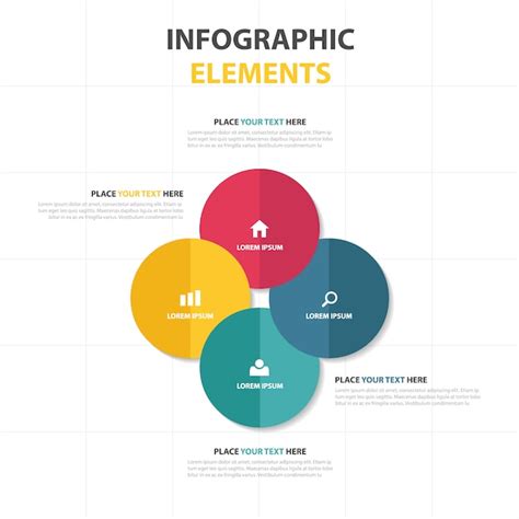 Round infographic elements | Free Vector