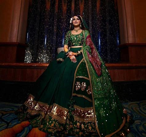 Check Out These Latest Green Lehenga Designs for Your Wedding!