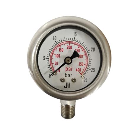"Ji" Japsin Instrumentation Industrial Pressure Gauge, Dial Size 2" (50 ...
