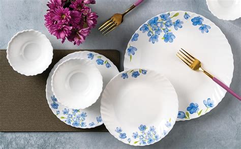 Buy LaOpala Diva, Classique Collection, Opal Glass Vegetable Bowl Set 6 ...