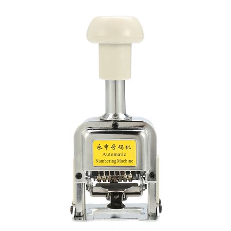 Buy KUNSE Self Inking 7 Automatic Numbering Machine Stick Stamp ...