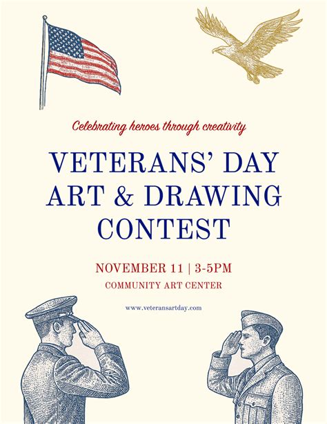 Free Veterans Day Flyer Templates, Editable and Printable