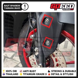 Jual Probolt Baut Titanium Spakbor Nmax Aerox Lexi Xmax Grade 5 New ...