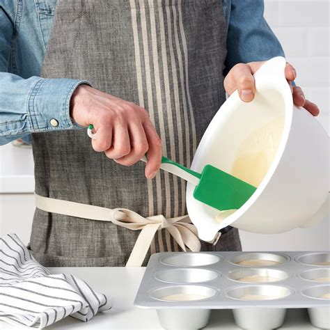 GUBBRÖRA rubber spatula, green/white - IKEA