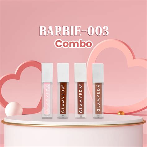 Glamveda X Rashami Desai Serum Infused Lip Gloss Barbie Combo 003 4.8m ...