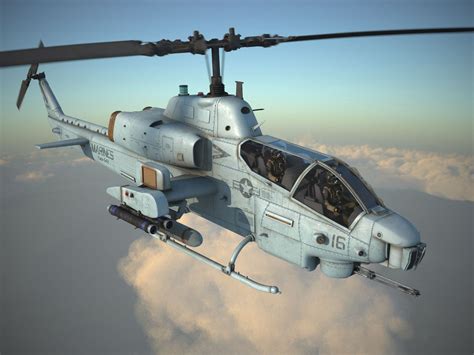 Bell AH-1W Super Cobra Modelo 3D $199 - .3ds .c4d .fbx .lwo .max .obj ...