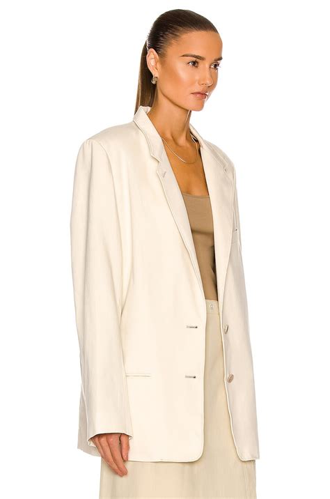 Lemaire Soft Suit Jacket in Creamy White | FWRD