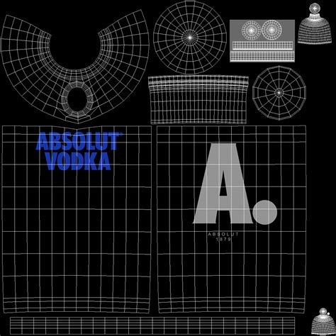 3D model Absolut Vodka Original 1L | 3D Molier International
