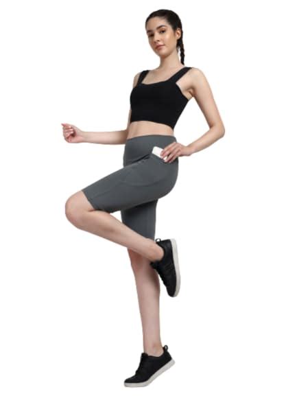 Buy PANDORNA Select Women's Shorts Tights (XS) Carbon at Amazon.in