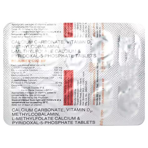Rejunex CD3 NF Tablet | Uses, Side Effects, Price | Apollo Pharmacy