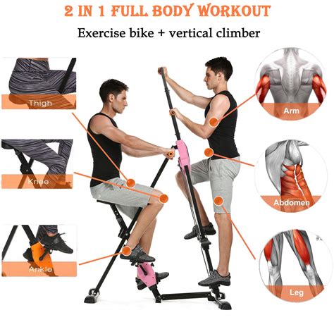 HEKA Vertical Climber for Home Workout, Full Body Workout Vertical ...