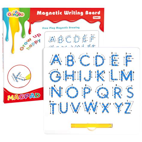 Alphabet Magnetic Letter Tracing Board - Educational ABC Read Write Le ...