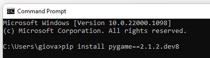 Image result for Installing Pygame 3.8