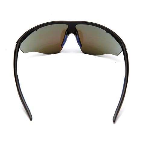 MATTE TURQUISE BLUE FRAME WITH RED REVO LENS HAWKEYE – sasaeyewear